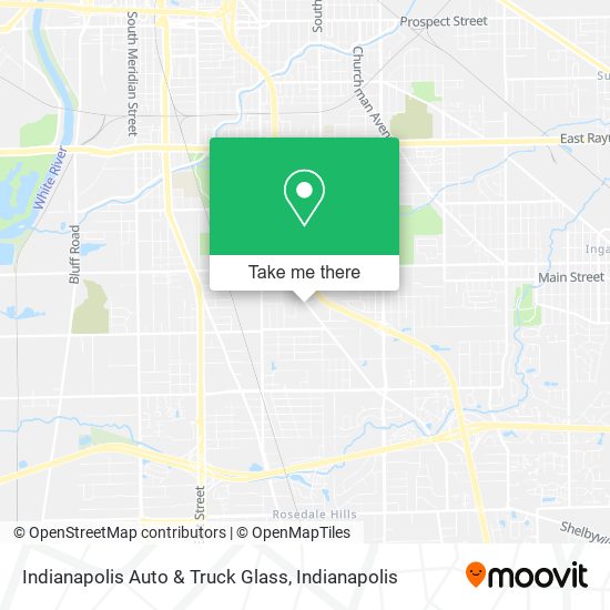 Indianapolis Auto & Truck Glass map