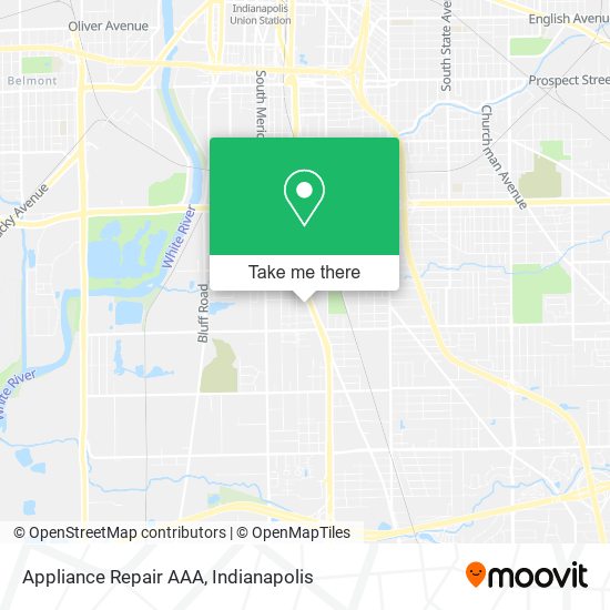 Mapa de Appliance Repair AAA