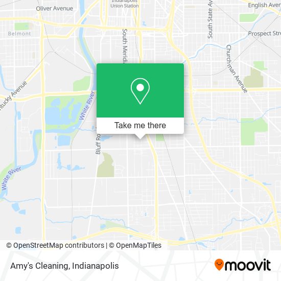Amy's Cleaning map