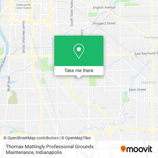 Mapa de Thomas Mattingly Professional Grounds Maintenance