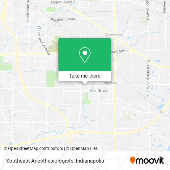 Mapa de Southeast Anesthesiologists