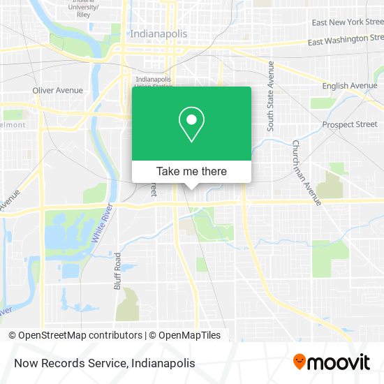 Now Records Service map