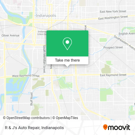 R & J's Auto Repair map