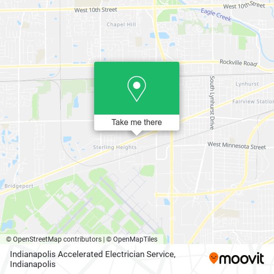 Indianapolis Accelerated Electrician Service map