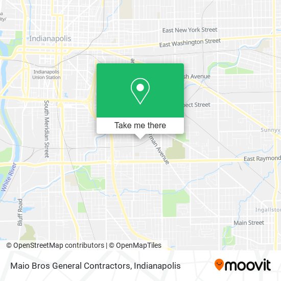 Maio Bros General Contractors map