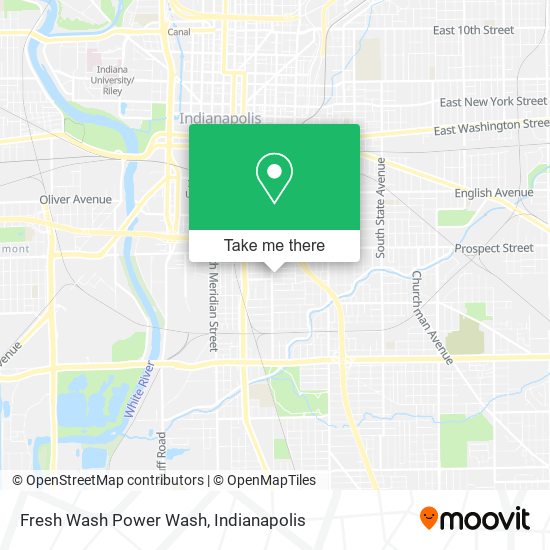 Mapa de Fresh Wash Power Wash