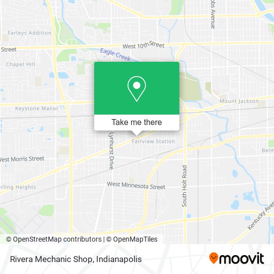 Mapa de Rivera Mechanic Shop