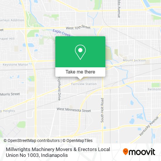 Millwrights Machinery Movers & Erectors Local Union No 1003 map