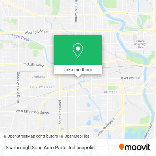 Scarbrough Sons Auto Parts map