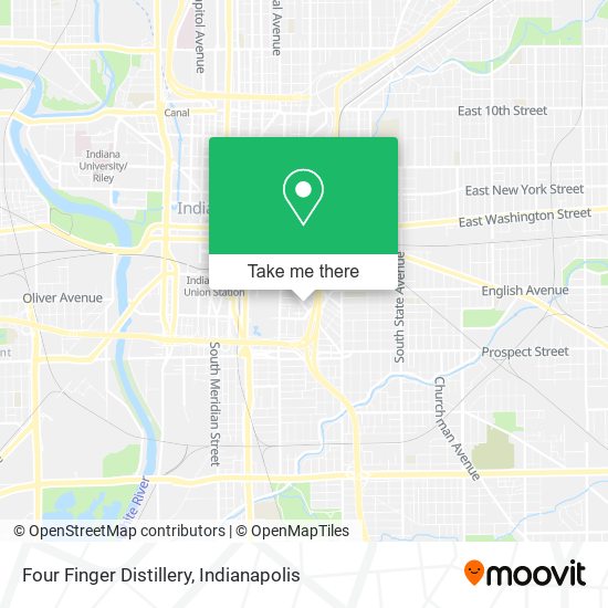 Mapa de Four Finger Distillery