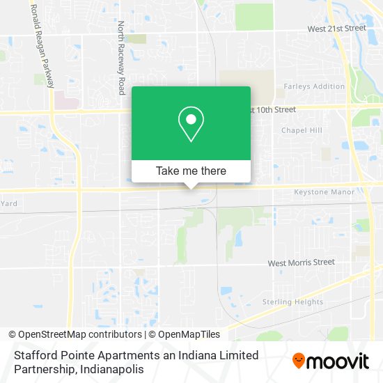 Mapa de Stafford Pointe Apartments an Indiana Limited Partnership