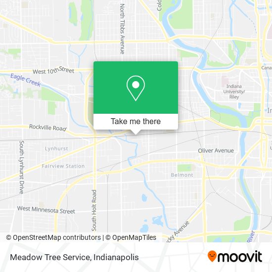 Mapa de Meadow Tree Service