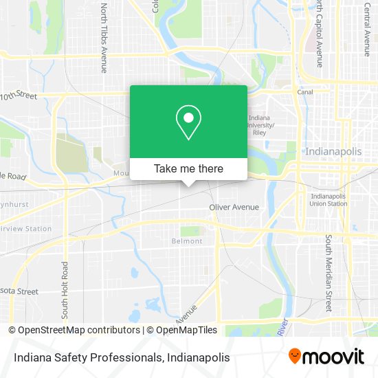 Mapa de Indiana Safety Professionals
