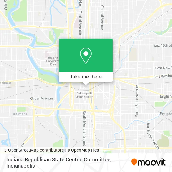 Indiana Republican State Central Committee map