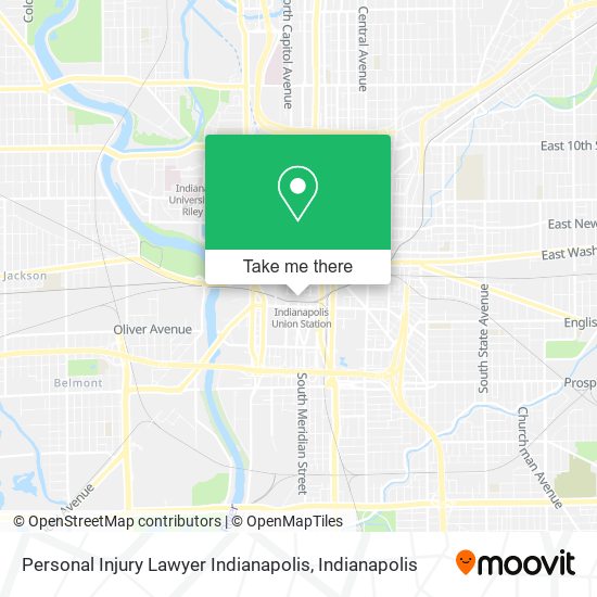 Personal Injury Lawyer Indianapolis map