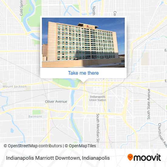 Indianapolis Marriott Downtown map