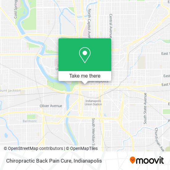 Chiropractic Back Pain Cure map