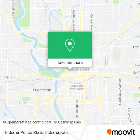 Indiana Police State map