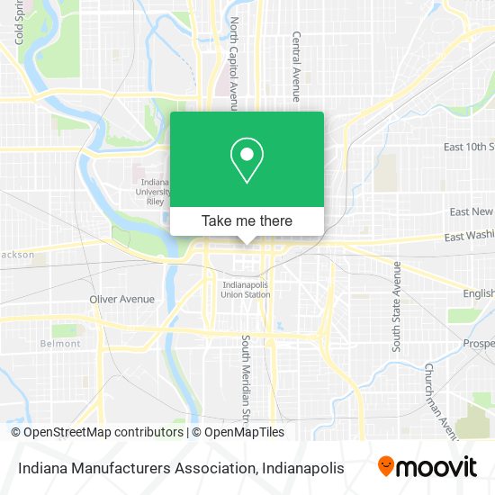 Indiana Manufacturers Association map