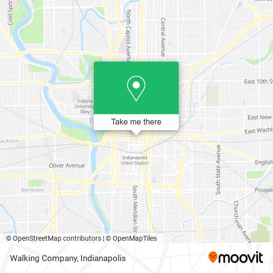 Walking Company map