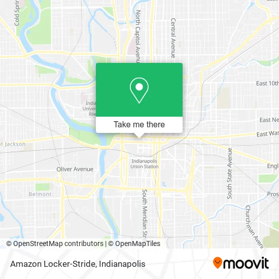 Amazon Locker-Stride map