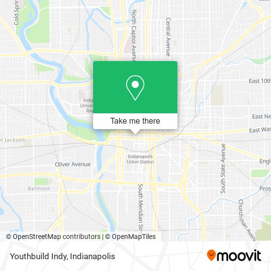 Youthbuild Indy map