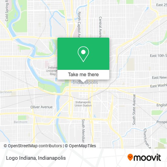 Mapa de Logo Indiana