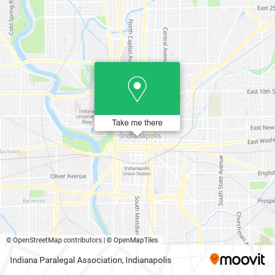 Indiana Paralegal Association map