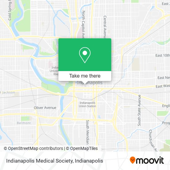 Indianapolis Medical Society map