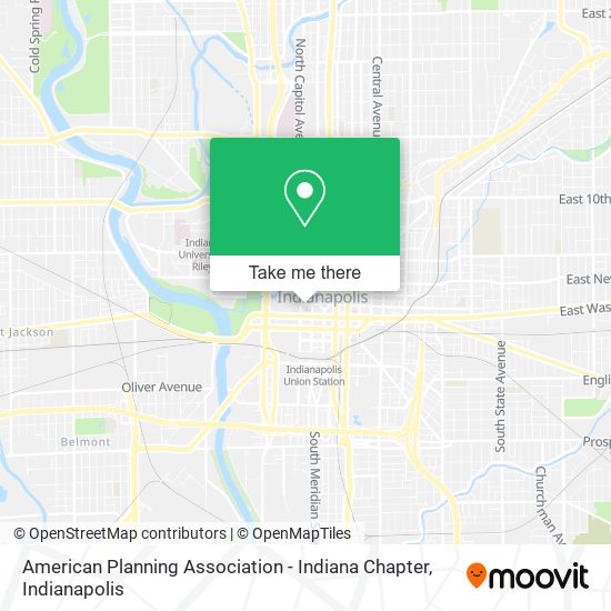 American Planning Association - Indiana Chapter map