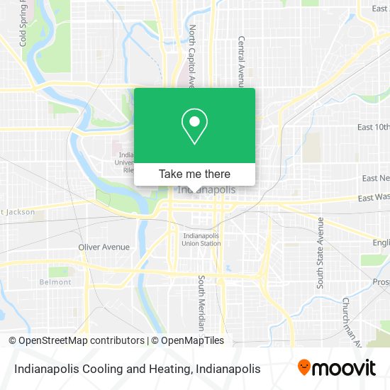 Indianapolis Cooling and Heating map