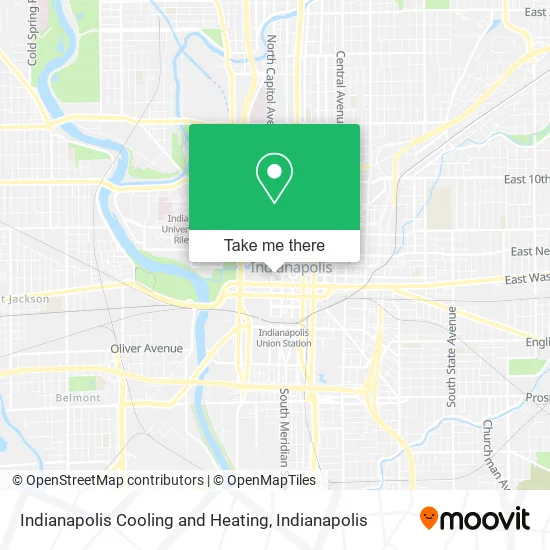 Indianapolis Cooling and Heating map