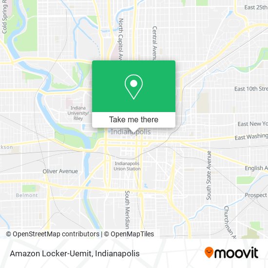 Amazon Locker-Uemit map