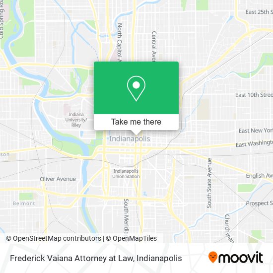 Frederick Vaiana Attorney at Law map
