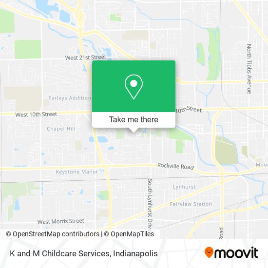 Mapa de K and M Childcare Services