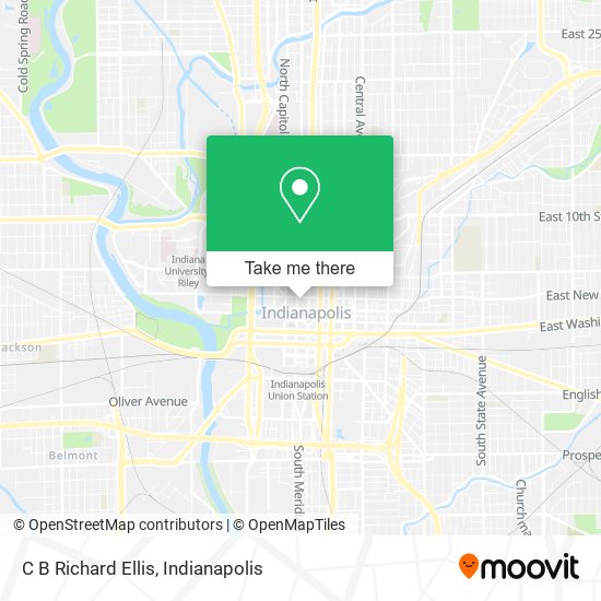 C B Richard Ellis map