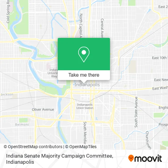 Indiana Senate Majority Campaign Committee map