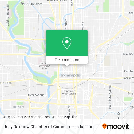 Mapa de Indy Rainbow Chamber of Commerce