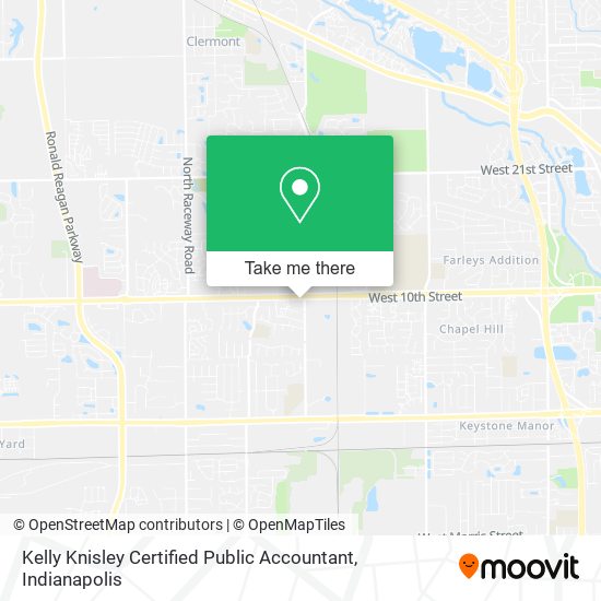 Mapa de Kelly Knisley Certified Public Accountant