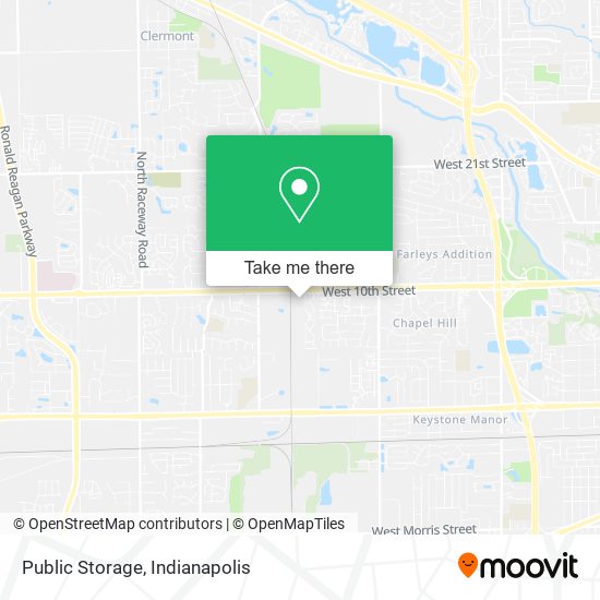 Public Storage map