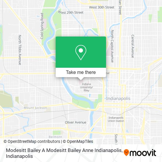 Mapa de Modesitt Bailey A Modesitt Bailey Anne Indianapolis