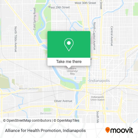 Alliance for Health Promotion map