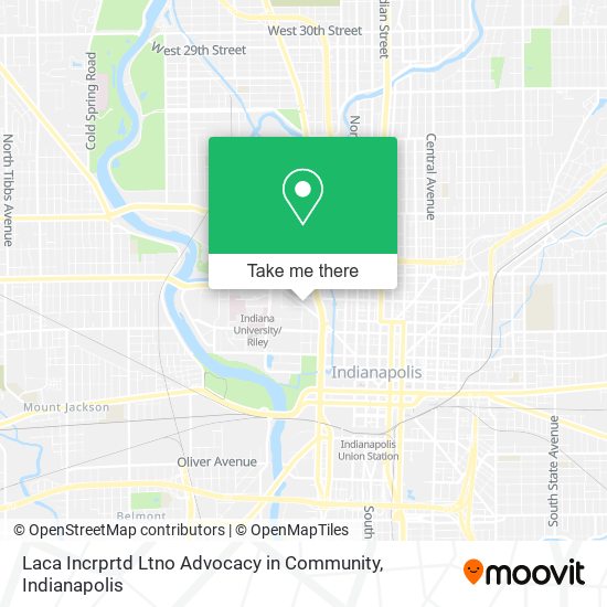 Laca Incrprtd Ltno Advocacy in Community map