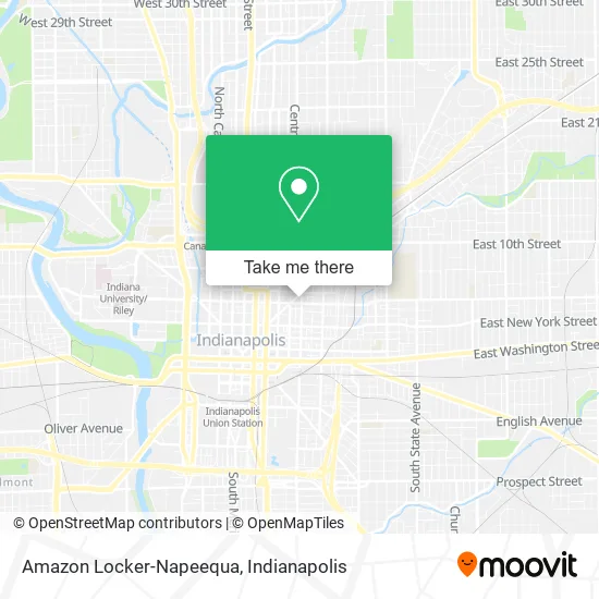Amazon Locker-Napeequa map