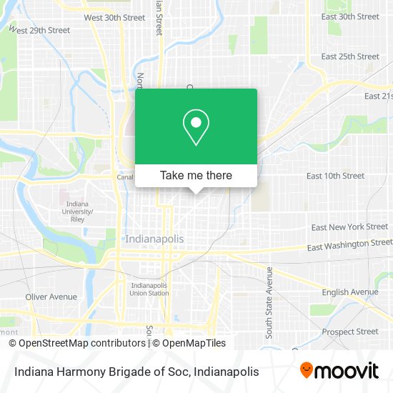 Mapa de Indiana Harmony Brigade of Soc