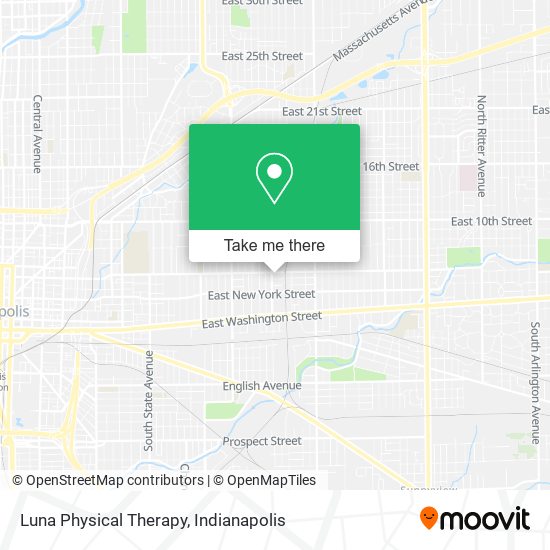Luna Physical Therapy map