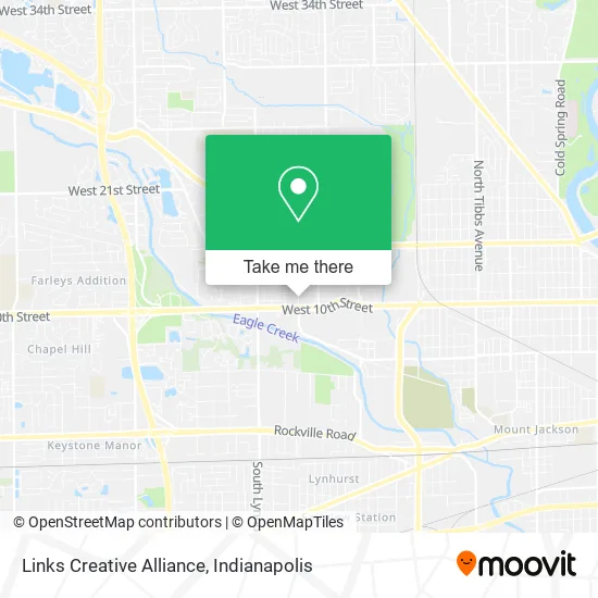 Links Creative Alliance map