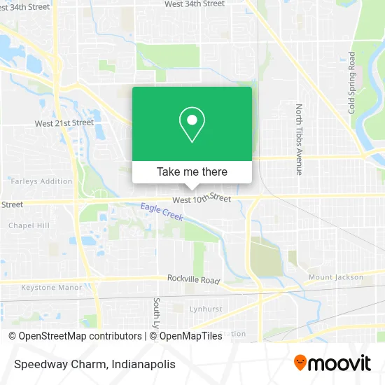 Speedway Charm map