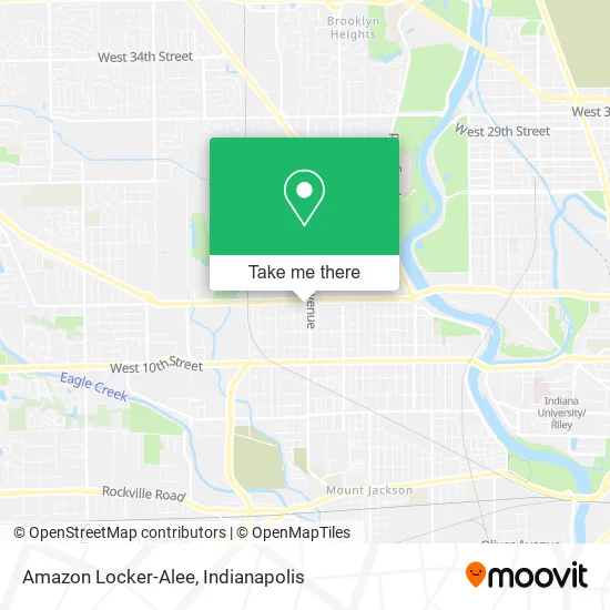 Amazon Locker-Alee map