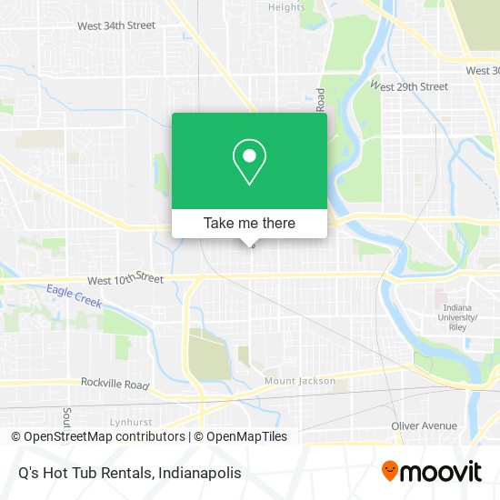 Mapa de Q's Hot Tub Rentals
